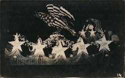 Flag display Postcard