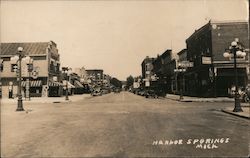 Street Scene Harbor Springs, MI Postcard Postcard Postcard