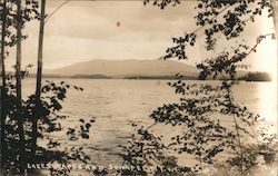 Lake Sunapee and Sunapee Mountain Postcard