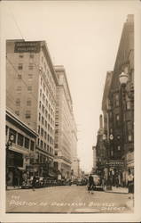 Portion of Portland's Business District Postcard