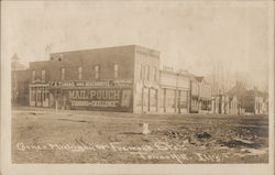 Corner Michigan & Fremont Sts. Postcard
