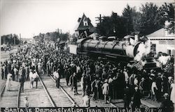 Santa Fe Demonstration Train Postcard