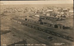 Birdseye View of Town Holly, CO Postcard Postcard Postcard