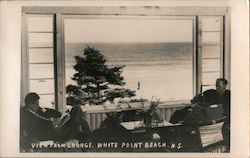 View from Lounge, White Point Beach Resort Hunts Point, NS Canada Nova Scotia Postcard Postcard Postcard