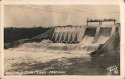 Oakdale Dam - Lake Freeman Monticello, IN Photo Shop Postcard Postcard Postcard