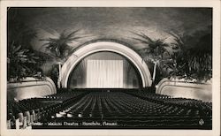 Interior - Waikiki Theatre Postcard