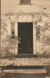 Colonial New England Doorway Postcard
