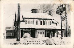 Travelers Inn Eagle River, WI Postcard Postcard Postcard