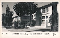 Sturges Junior High School San Bernardino, CA Postcard Postcard Postcard