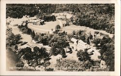 Log Chateau and Manor House at the Seigniory Club Postcard