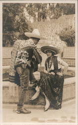 Charro y China Poblano Postcard