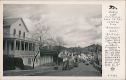 Main Street, Home of the Jumping Frog, Calaveras County Postcard