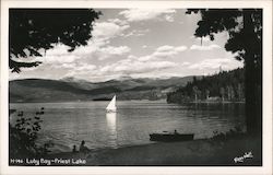 Luby Bay-Priest Lake Priest River, ID Ross Hall Postcard Postcard Postcard