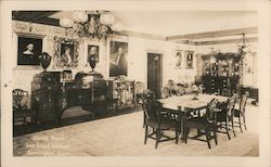 Dining Room in the Hill-Stead Museum Farmington, CT Postcard Postcard Postcard