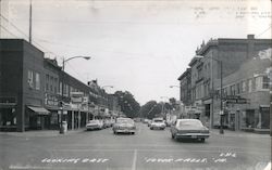 Main Street Looking East Postcard