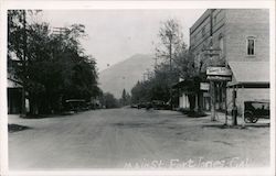 Main St. Fort Jones, CA 1976 Postcard