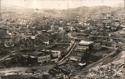 Panorama of Central City Postcard