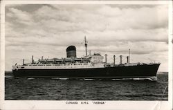 Cunard R.M.S. "Ivernia" Postcard