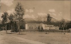 Large Building in Moravia Postcard