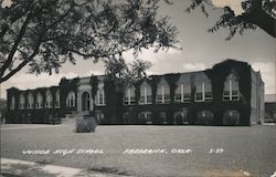 Junior High School Frederick, OK Postcard Postcard Postcard