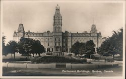 Parliament Building Quebec, Canada Misc. Canada Postcard Postcard Postcard