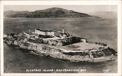 Alcatraz Island, San Francisco Bay Postcard