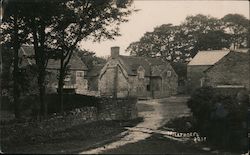 Houses in Millthorpe, Derbyshire Postcard