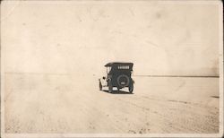 1920s Open Touring Car Postcard