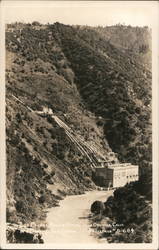 Las Plumas Power House, Feather River Canyon Oroville, CA Postcard Postcard Postcard