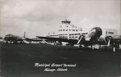 Municipal Airport Terminal Chicago, IL Postcard Postcard Postcard