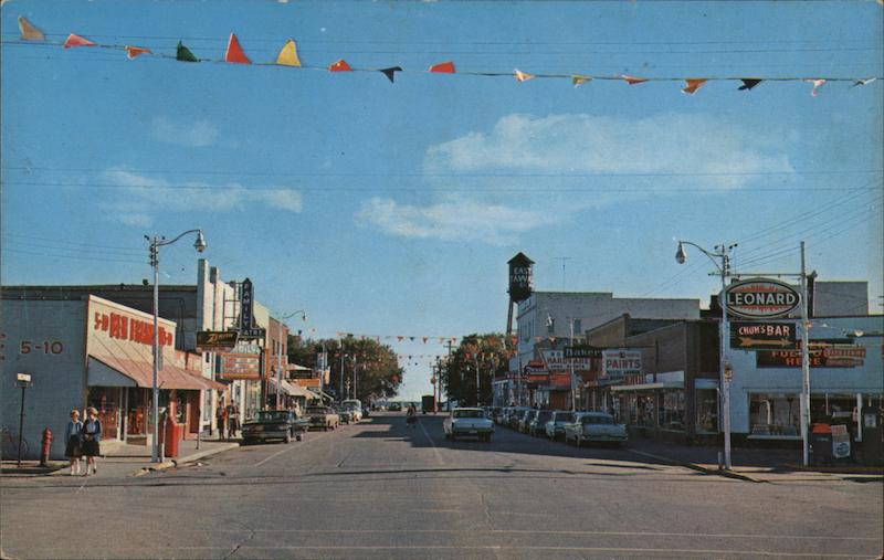 Looking East into Tawas Bay East Tawas, MI Postcard