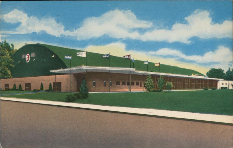Robertson Memorial Fieldhouse Peoria, IL Postcard