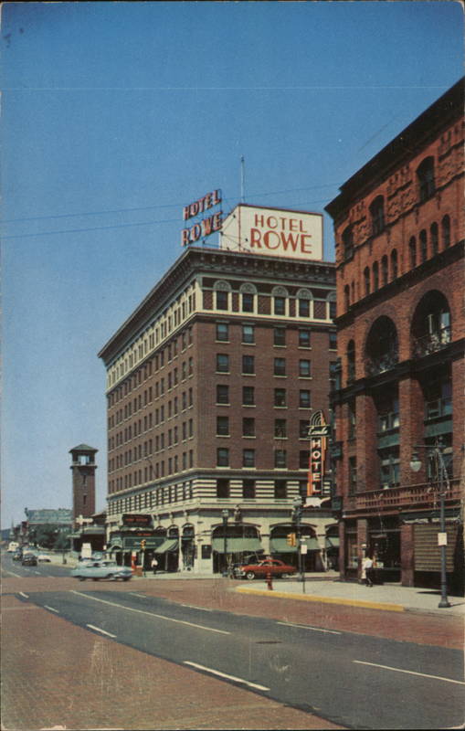 Hotel Rowe Grand Rapids, MI Postcard