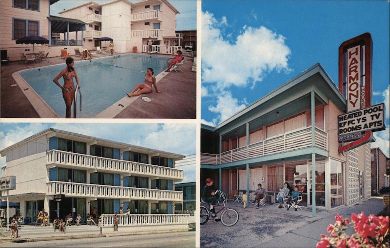 Scenes from The Harmony House Motel & Apts. Myrtle Beach South Carolina