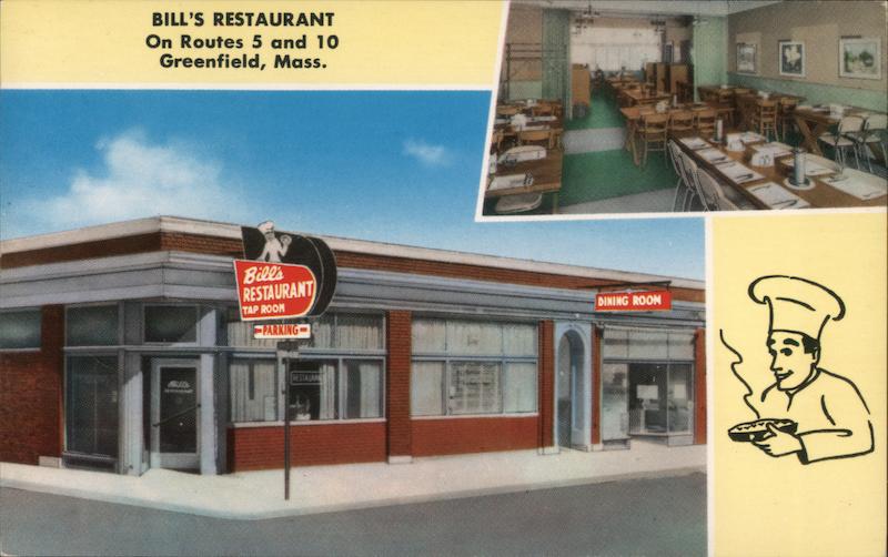 Bill's Restaurant Greenfield Massachusetts