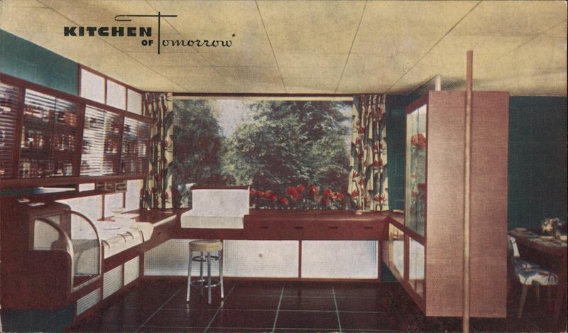 Kitchen of Tomorrow by Libby-Ow Glass Company Toledo Ohio