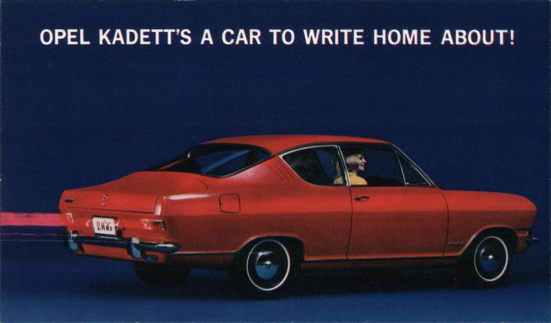 Opel Kadett is GM's Exciting New Fun Car! Cars