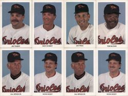 Lot of 8: Baltimore Orioles Players Postcard