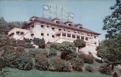 Hillside Motor Hotel Postcard