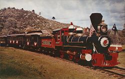 One of Original Engines of Sierra Railroad Company Postcard