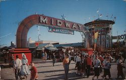 State Fair Midway Postcard