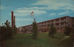 Illinois Beach Lodge, Illinois Beach State Park Postcard