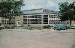 Engine Men's School, U.S. Naval Training Center Great Lakes, IL Postcard Postcard Postcard