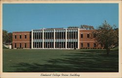 Elmhurst College Union Building Postcard