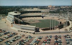 Aerial View of Milwaukee County Stadium Postcard