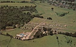 Helicopter View of Lone Oak Capsites, Rt. 44 Postcard