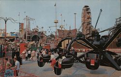 Palisades Amusement Park Postcard