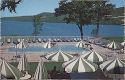 The Otesaga Heated Pool Otsego, NY Postcard Postcard Postcard