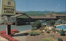 Klamath Motor Lodge Postcard
