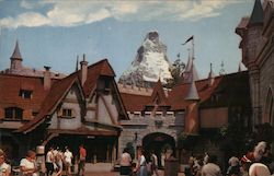 Disneyland Swiss Village, Matterhorn Postcard